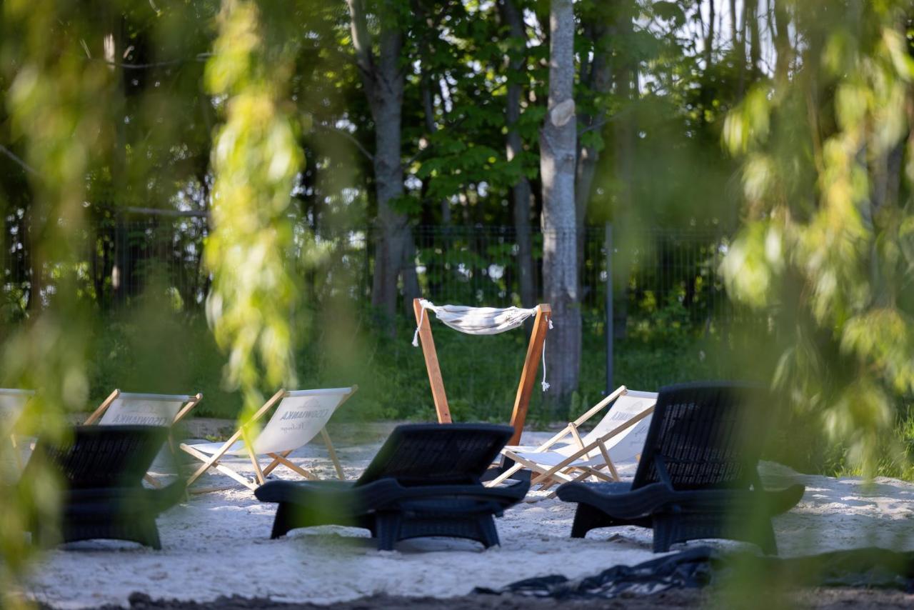 Domki Villa Hoff Resort Trzęsacz Exterior foto